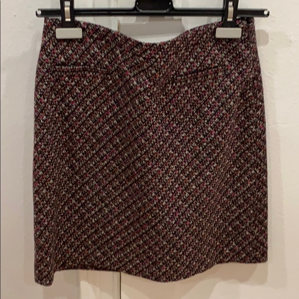 Vintage LOFT Plaid Mini Skirt